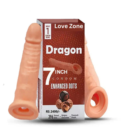 7 inch Dragon CONDOM (Washable)