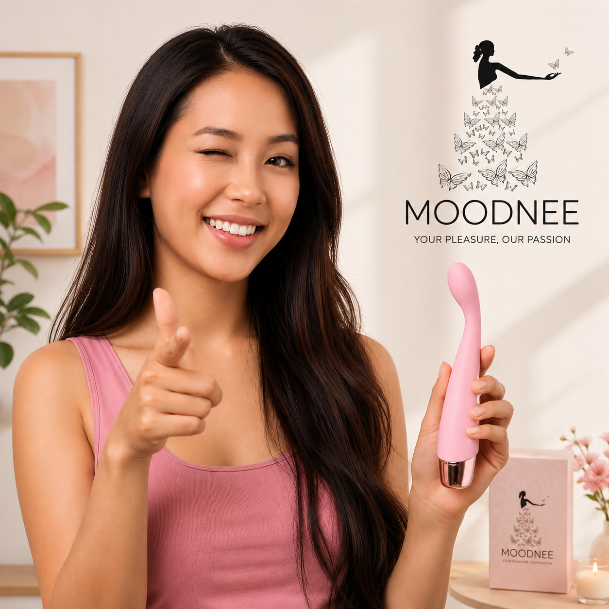 ✨ Women’s 12-Mode Personal Wellness Massager – Rechargeable & Silent Design.