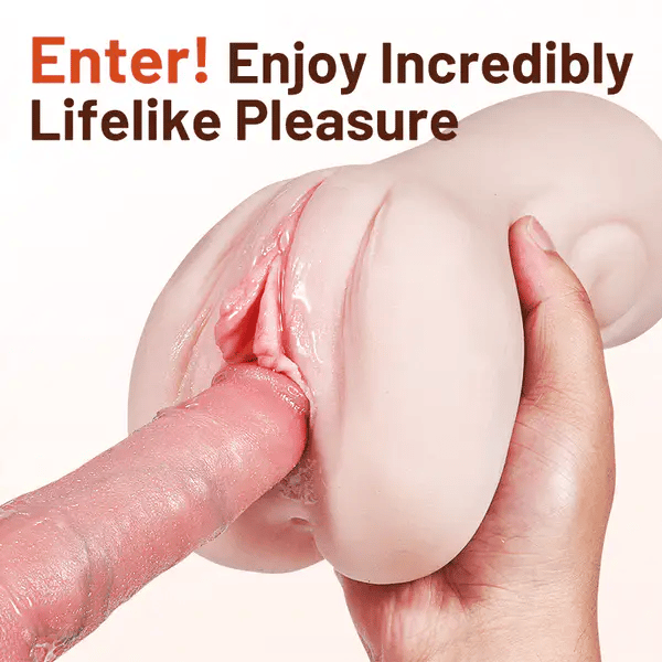 Premium Realistic Soft Silicone Vagina Masturbator for Men | Reusable & Washable