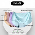 Women's Seamless Underwear for Women (Multicolor) (Pack of 4)